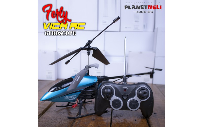 RC Helikopter Gyro 3,5CH Stabilisasi ukuran besar Vica RC Ferly Helicopters